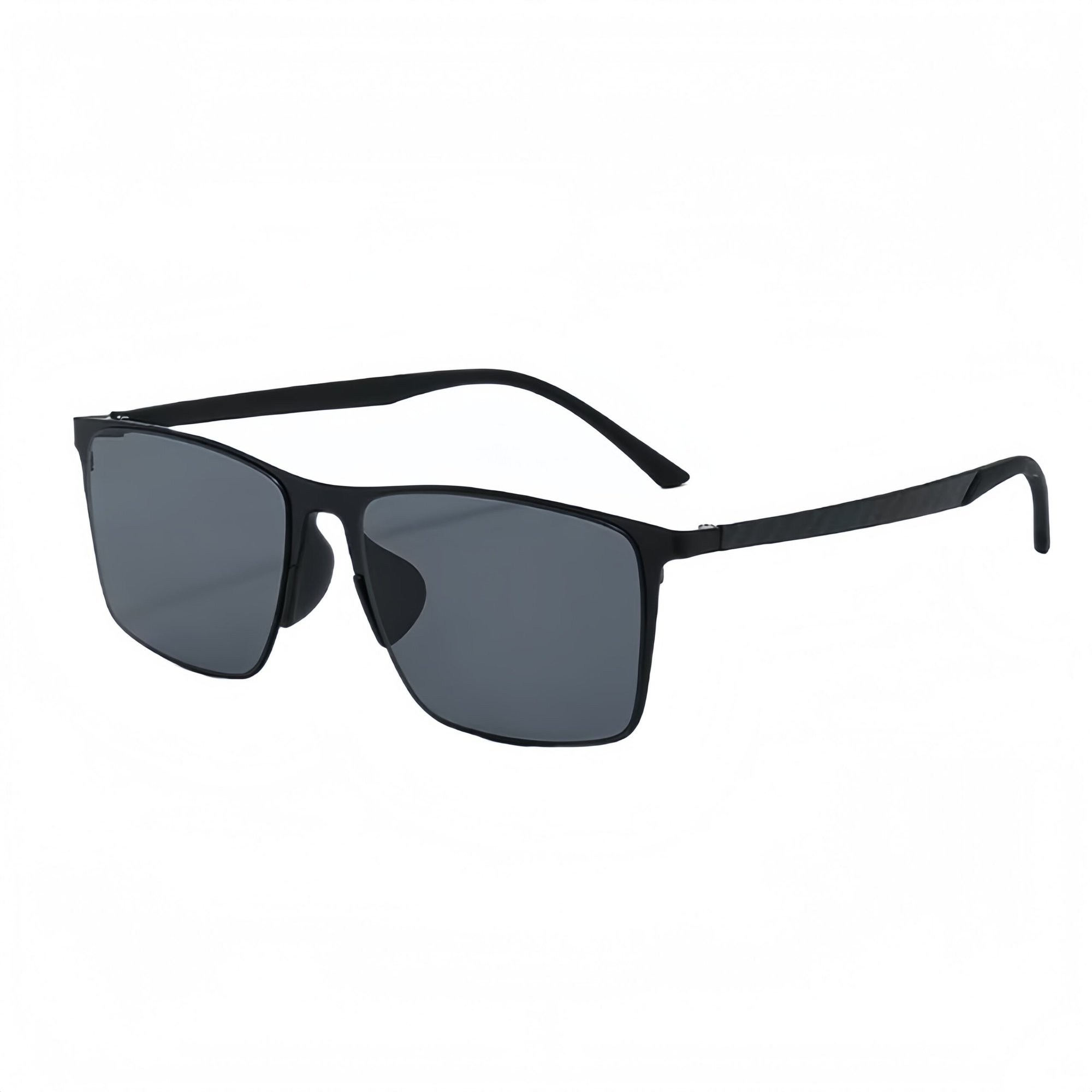 023 Polarized sunglasses for driving with semi-rimless metal frame. Impact-resistant nylon lenses offer UV400 protection & glare reduction for men and women.