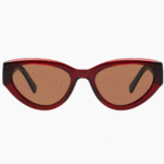 Retro cat-eye sunglasses for women driving. Polarized TAC lenses, UV400 protection, acetate frame. Vintage style for cycling & travel.
