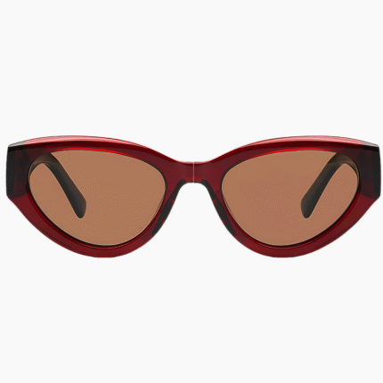 Retro cat-eye sunglasses for women driving. Polarized TAC lenses, UV400 protection, acetate frame. Vintage style for cycling & travel.