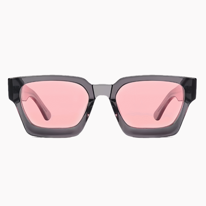 VisionWorld women's candy color polarized sunglasses - trendy square frame with UV400 protection & anti-glare lenses for cool summer style.
