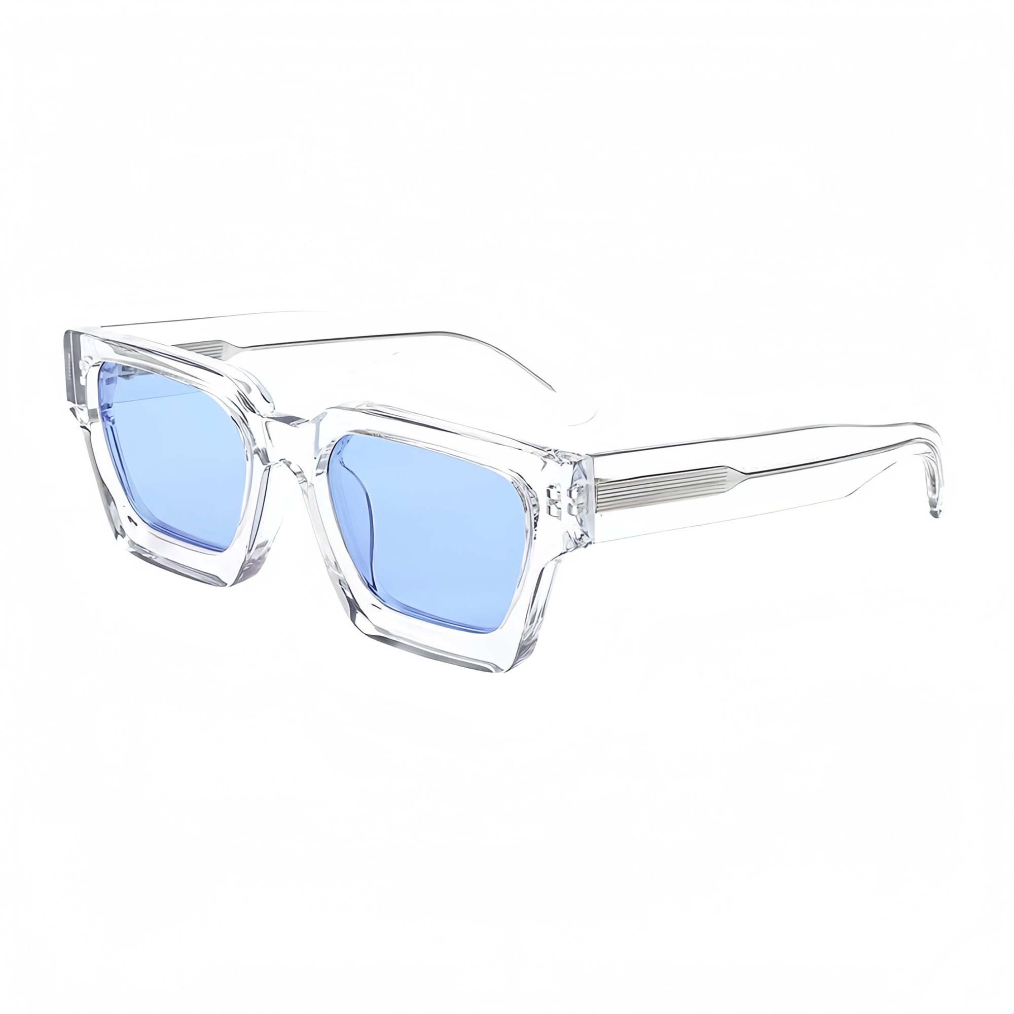 12 Fashion women's square frame sunglasses with candy polarized lenses - UV400 protection & anti-glare technology by VisionWorld.