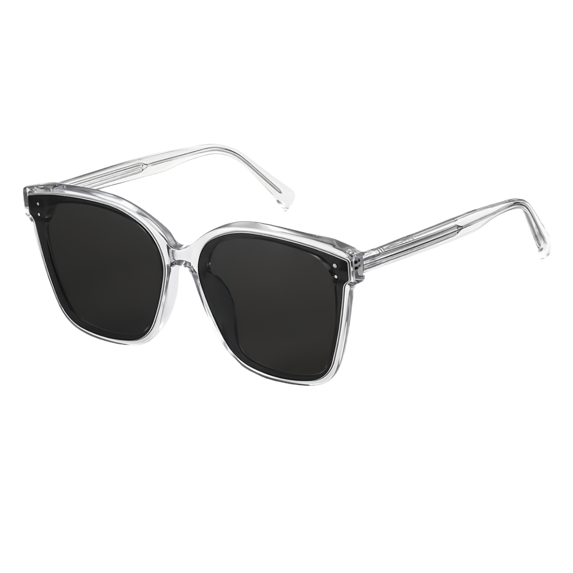 2_副本 Premium anti-glare polarized sunglasses for men and women. VisionWorld's square acetate frame with protective nylon lenses.