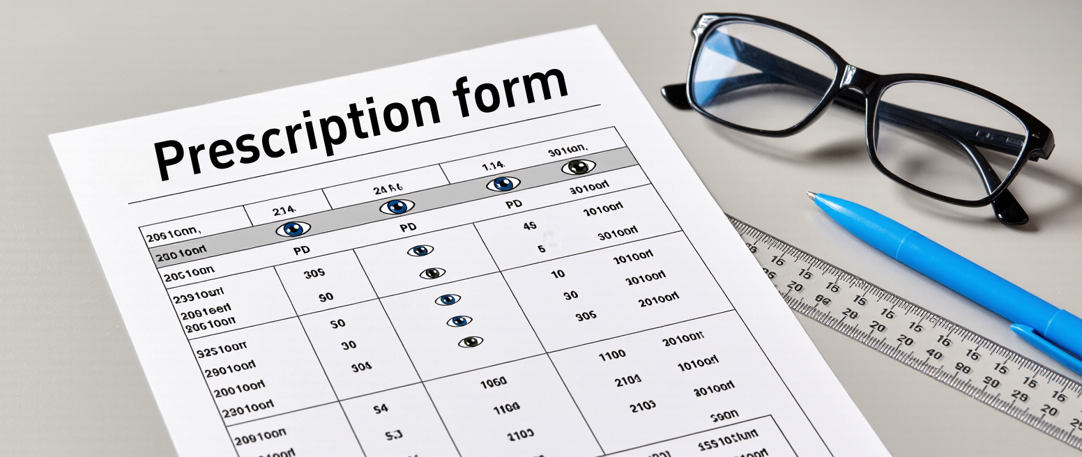 Optical prescription form style image