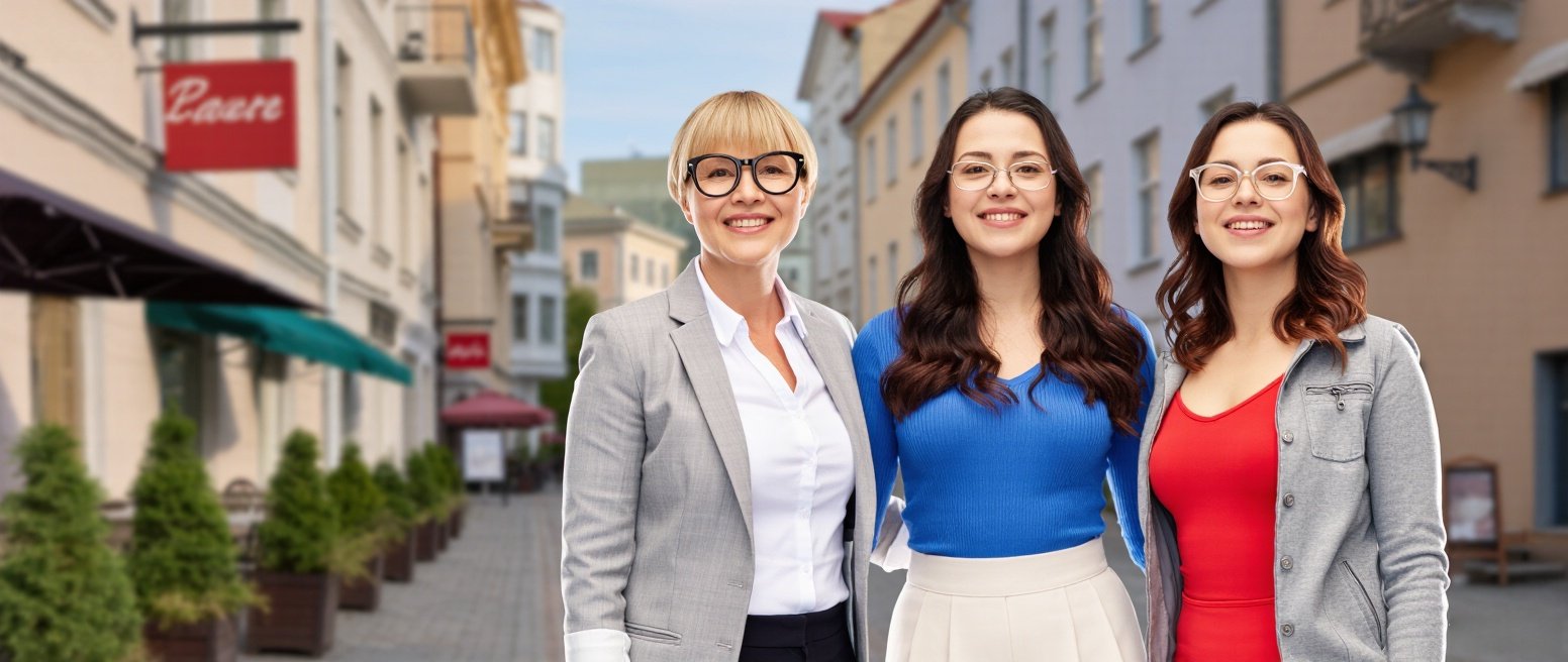 Prescription glasses and sunglasses are fashionable accessories in any lady's life and work. It is very important to choose the right pair of glasses frames such as cat- frames, square frames, round frames, geometric frames, etc.