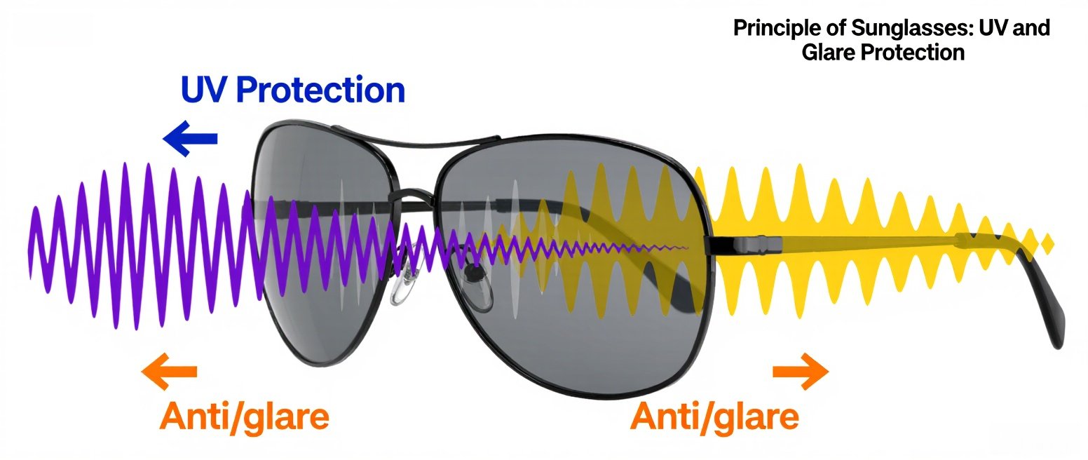 Men's classic aviator polarized sunglasses with UV400 protection for driving and outdoor activities, durable frame design.