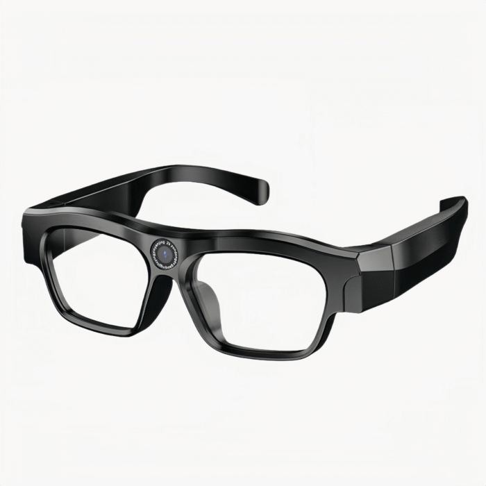 Sporty AI smart glasses with polarized photochromic lenses. Make calls, record videos, translate languages. Android/iOS compatible. For active adults. Perfect for outdoor adventures.