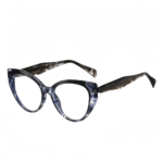 Classic cat-eye frame made from durable TR90. Features blue light filter & UV400 protection. Versatile clear glasses for all-day wear.