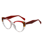 Retro-inspired clear cat-eye glasses. Built with flexible TR90, blocks blue light & UV400. For heavy screen use, driving, and fashion.