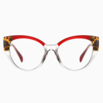 TR90 retro cat glasses, with blue light blocking and UV400 protection function, retro cat eye frame for women | the most popular style description glasses in Hollywood in the 1950s. Retro transparent full frame neutral design, suitable for screen use, driving, and style.