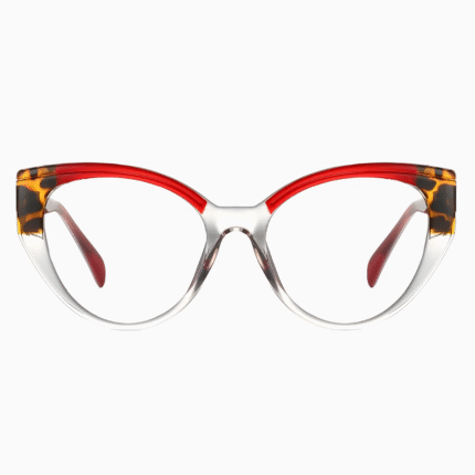 TR90 retro cat glasses, with blue light blocking and UV400 protection function, retro cat eye frame for women | the most popular style description glasses in Hollywood in the 1950s. Retro transparent full frame neutral design, suitable for screen use, driving, and style.