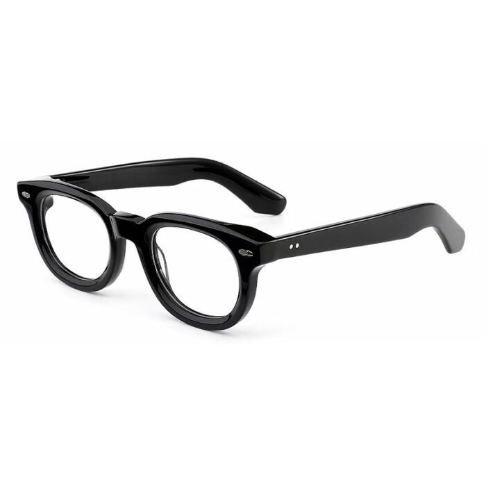 Premium acetate oval eyeglasses for women featuring customizable prescription lenses and spring hinges