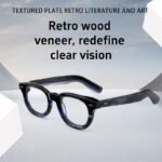 High-quality oval eyeglasses for women made from premium acetate with prescription lens customization