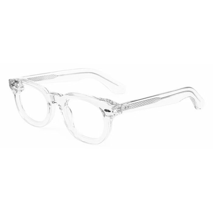 Luxury prescription-ready oval eyeglasses for women crafted from hypoallergenic Italian acetate