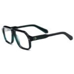 Premium avant-garde acetate eyeglasses for women, featuring bold prescription-ready frames and artisanal craftsmanship