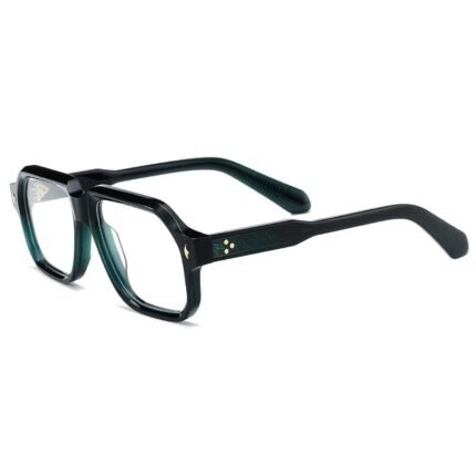 Premium avant-garde acetate eyeglasses for women, featuring bold prescription-ready frames and artisanal craftsmanship