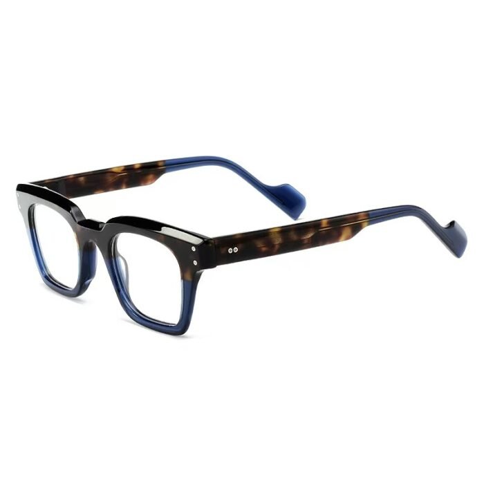 High-end architectural acetate eyeglasses frames for women supporting personalized prescription lenses and bold styling