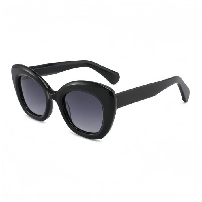 Designer women's cat eye sunglasses with polarized lenses, full UV protection, and high-quality acetate construction for elegant outdoor wear