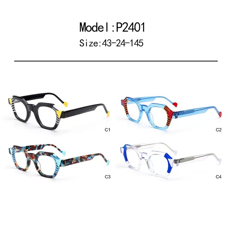 微信图片_20250912161719_666_11 Polygon-shaped glasses frames with color-blocking prescription glasses - the most suitable for professional and fashionable women in the workplace in 2025 - Image 8
