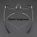 Premium titanium half frame glasses designed for prescription lenses. Combines durability with elegant simplicity.