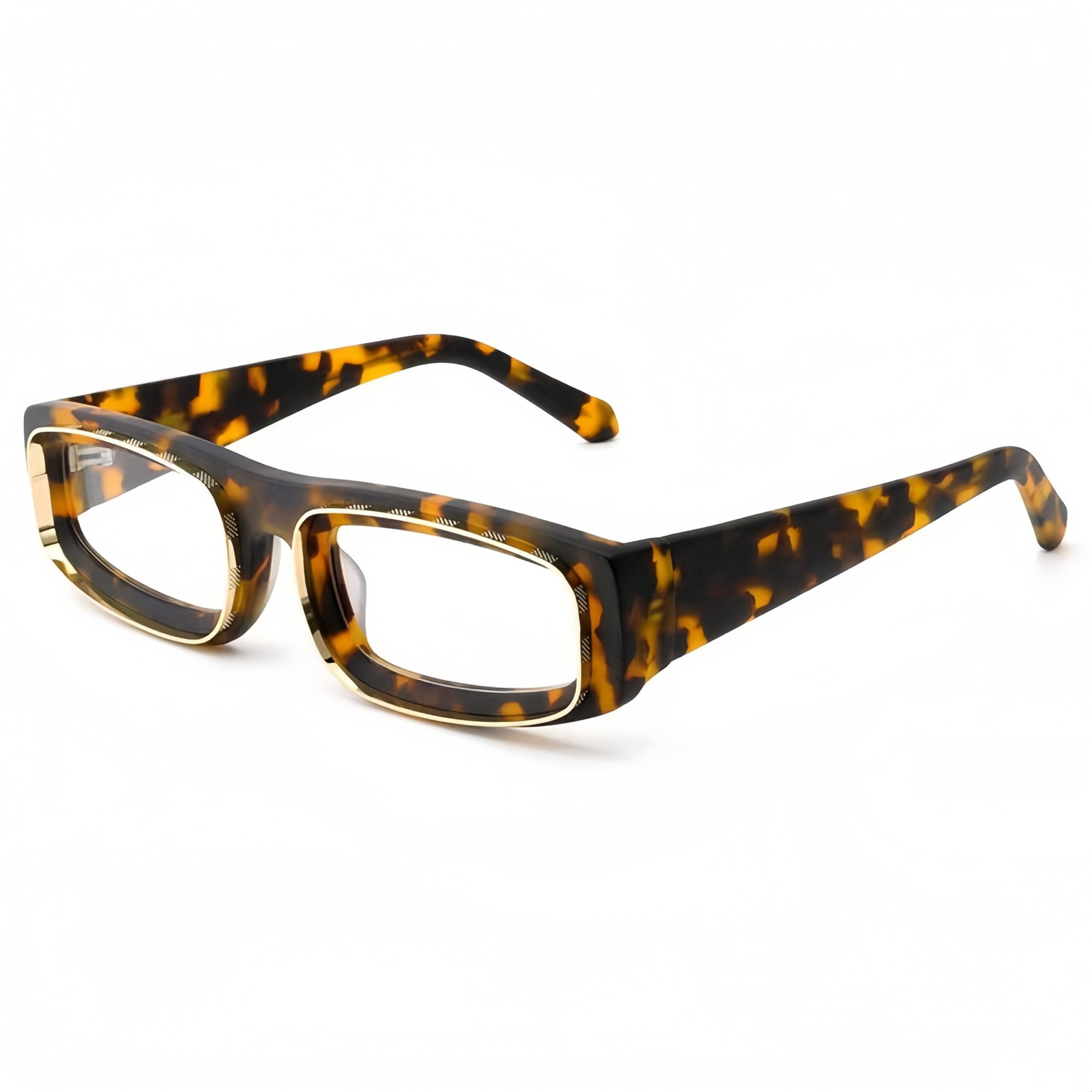 微信图片_20250916162336_826_11_副本 Contemporary square acetate glasses for women featuring prescription lenses with blue light filtering protection.