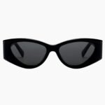 Vintage-inspired cat-eye sunglasses with thick acetate frames, polarized protection and retro unisex style.