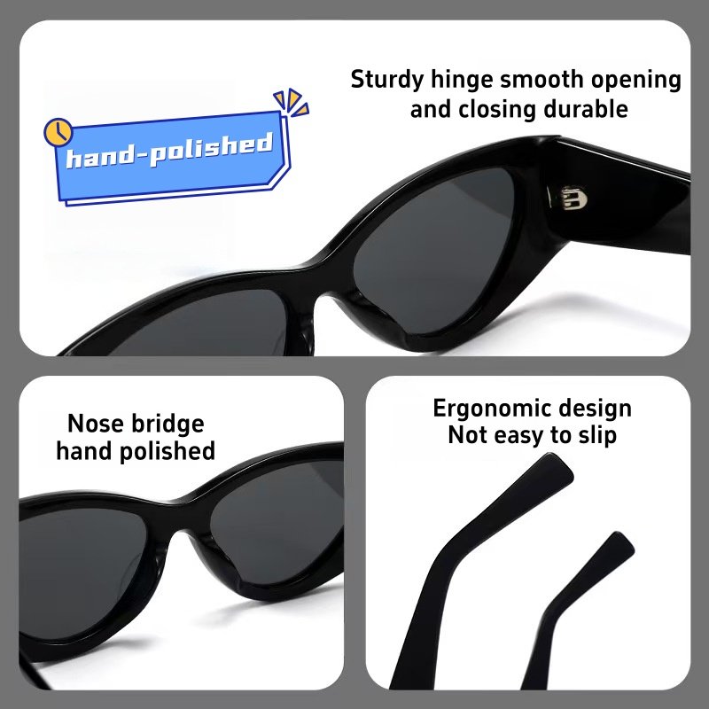 微信图片_20250917074645_888_11_副本 Polarized cat-eye sunglasses with thick acetate frames, UV400 protection and anti-glare technology for retro style.
