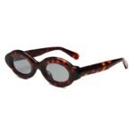 Light-responsive oval acetate sunglasses featuring polarized lenses and UV protection, perfect for indoor-outdoor transition.