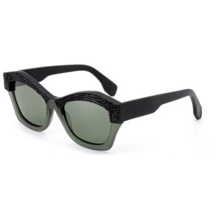Premium square acetate prescription sunglasses with polarized cat-eye lenses, offering vision correction and anti-glare for daily driving.