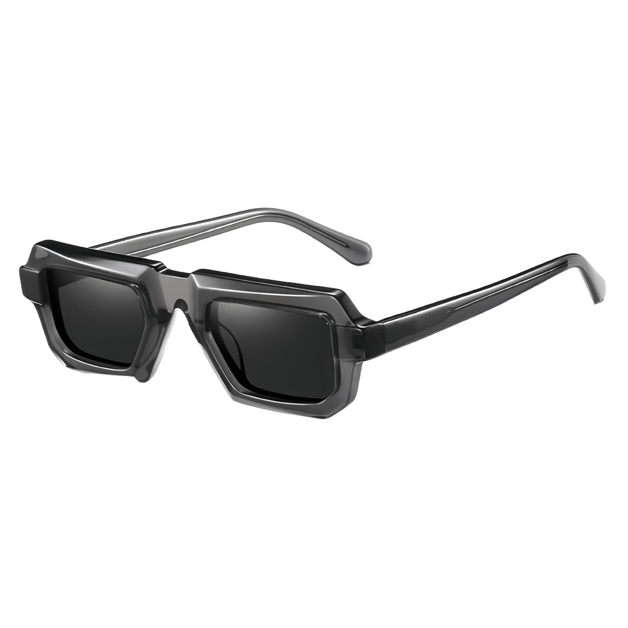 微信图片_20250922095935_1069_11_副本 Unisex luxury square sunglasses with thick retro frames, polarized vision technology and complete UV400 sunlight protection.