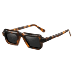 VisionWorld designer unisex sunglasses - bold square acetate frames with polarized lenses and 100% UV400 glare protection.
