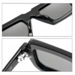Luxury unisex square sunglasses featuring thick acetate frames, polarized anti-glare lenses and full UV400 protection by VisionWorld.