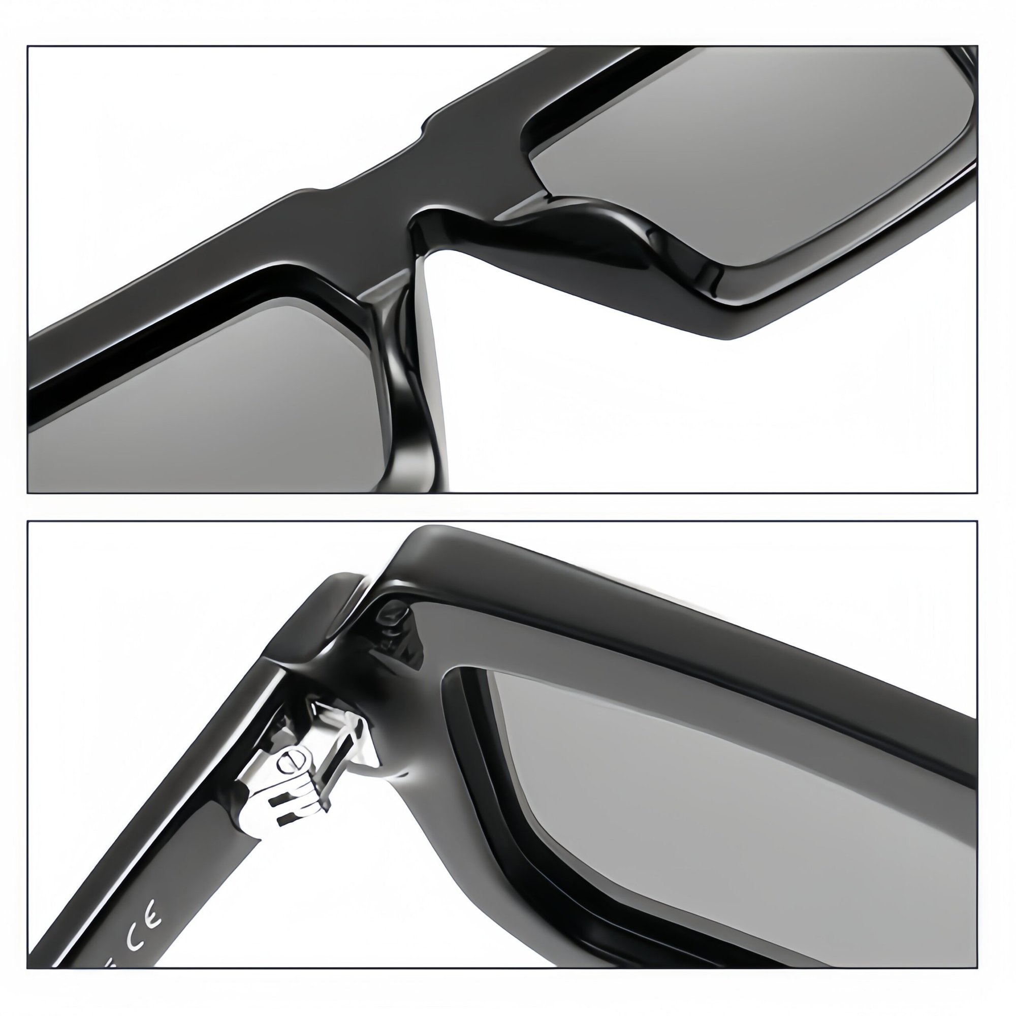 微信图片_20250922100250_1075_11_副本 Luxury unisex square sunglasses featuring thick acetate frames, polarized anti-glare lenses and full UV400 protection by VisionWorld.