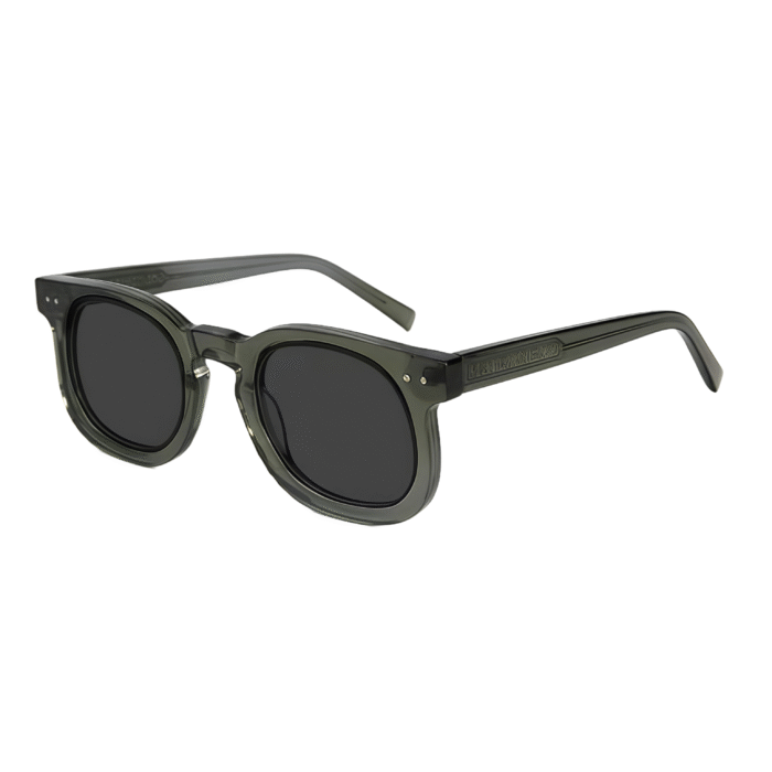 Luxury thick-frame oval-square sunglasses for men and women. VisionWorld's polarized lenses provide complete UV400 and anti-glare protection.