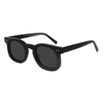 Retro-luxury oval-square sunglasses with thick acetate frames. VisionWorld's unisex design features polarized lenses for UV400 and glare protection.