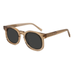 Luxury unisex sunglasses with oval-square geometry and thick acetate frames. VisionWorld's polarized lenses provide UV400 protection and glare reduction.