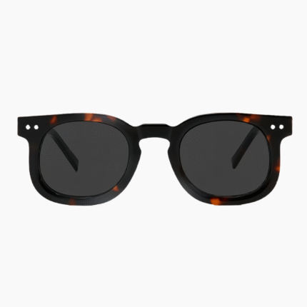 VisionWorld unisex oval-square sunglasses with thick acetate frames. Polarized lenses offer UV400 protection and anti-glare performance in retro-luxury style.