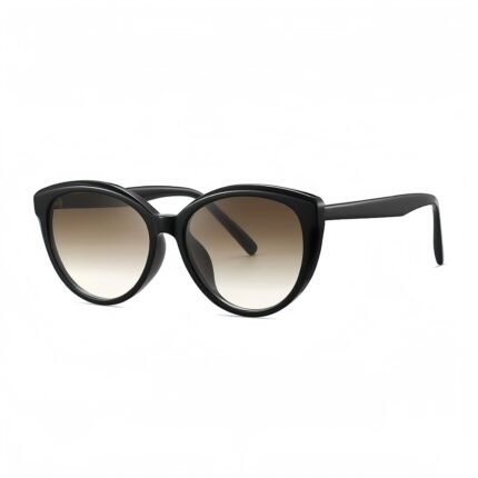Premium acetate cat-eye sunglasses with polarized progressive lenses, UV400 protection and retro design for women's fashion.