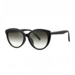 Polarized progressive lens cat-eye sunglasses with UV protection and anti-glare technology in women's retro acetate frames.