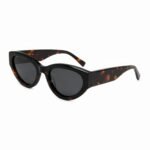 Polarized sunglasses for cycling & daily wear. Retro cat-eye shape with durable acetate frame and anti-glare TAC lenses.