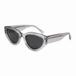 Polarized cat-eye sunglasses with acetate frame. HD TAC lenses block glare & UV. Unisex retro design for drivers & cyclists.