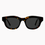 Concave thick-frame polarized sunglasses with premium TAC lenses. UV400 protection & anti-glare for driving. Luxury retro style for men & women.