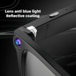 All-in-one AI smart glasses with 8MP camera, blue light protection, and multilingual translation - the ultimate wearable tech.