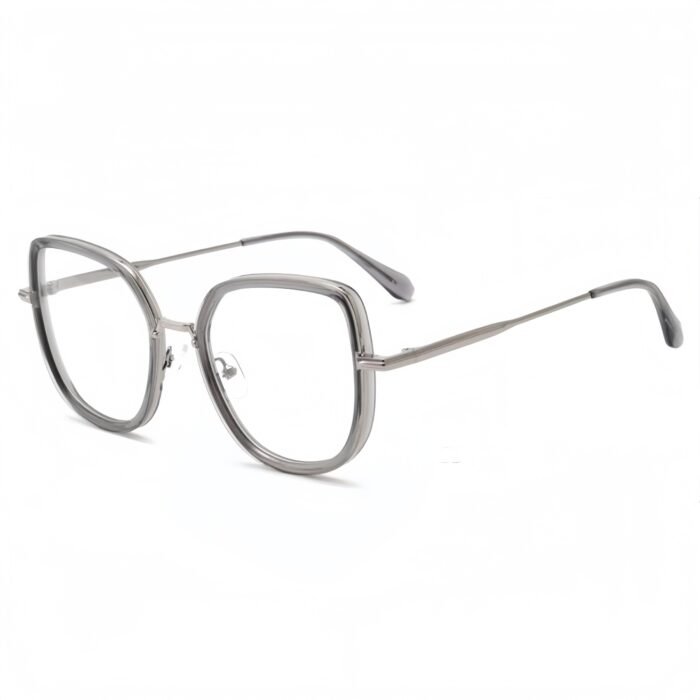 Our bestselling prescription glasses for women with blue light filter. Features a chic acetate & metal frame, ideal for smaller faces & digital eye strain.