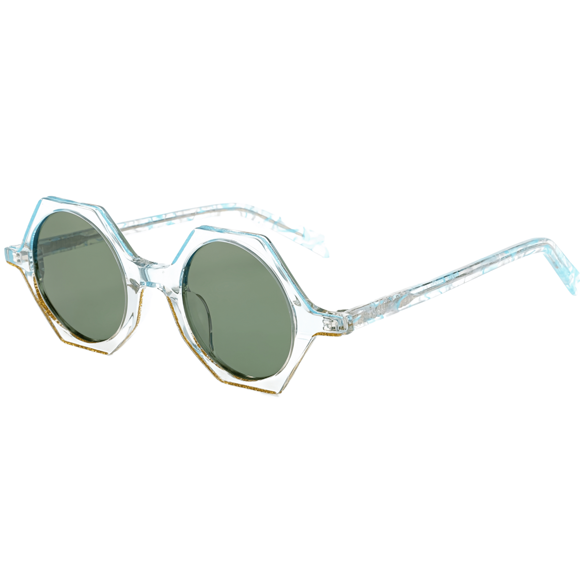 5 Polygonal retro polarized sunglasses - top choice for American women. Features shatterproof TAC lenses, UV400 protection & premium acetate frames for driving & travel.