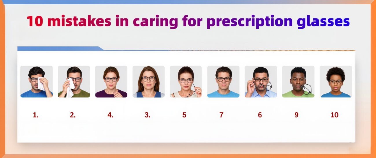 Detailed interpretation of common mistakes in the maintenance of prescription glasses, such as the maintenance of blue light blocking glasses, suitable for all to read