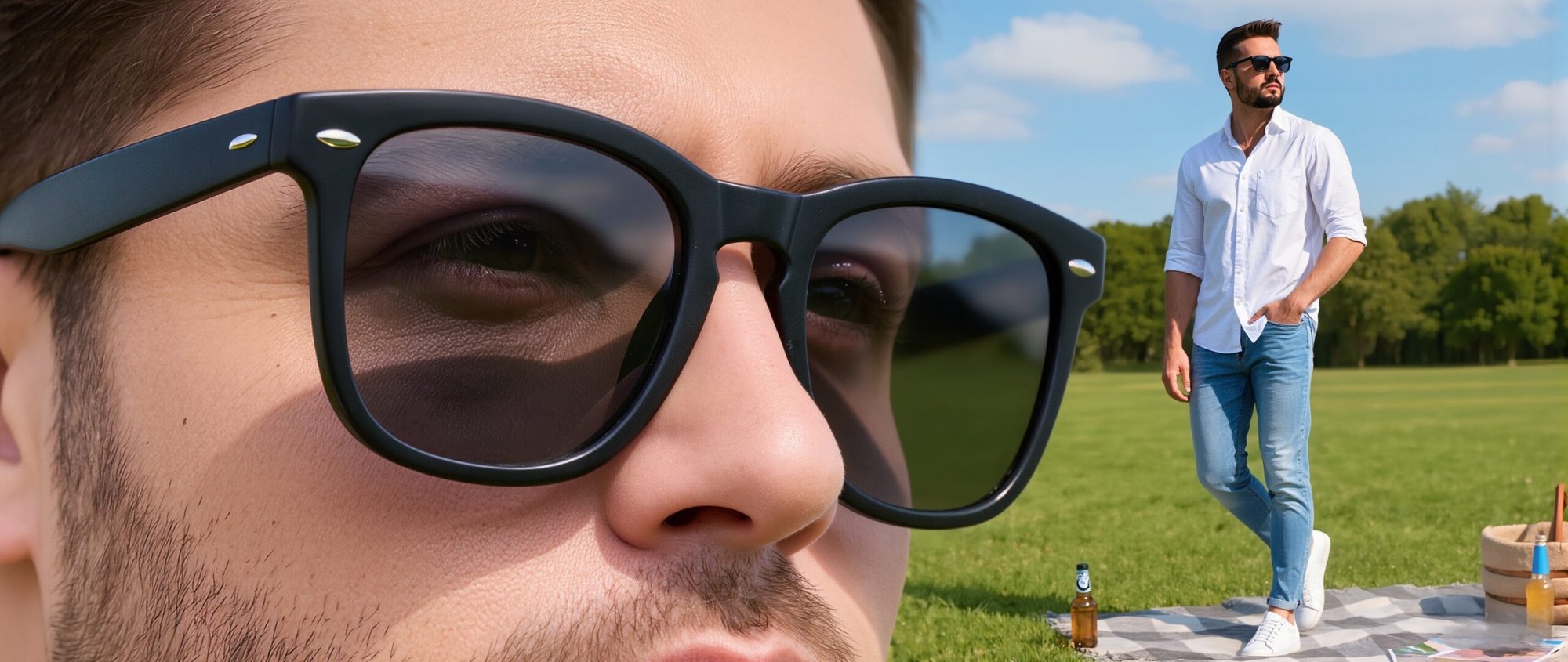 The choice of sunglasses and prescription eyeglass frames is also a part of your fashion, as it is both fashionable and practical, reflecting a person's temperament.
