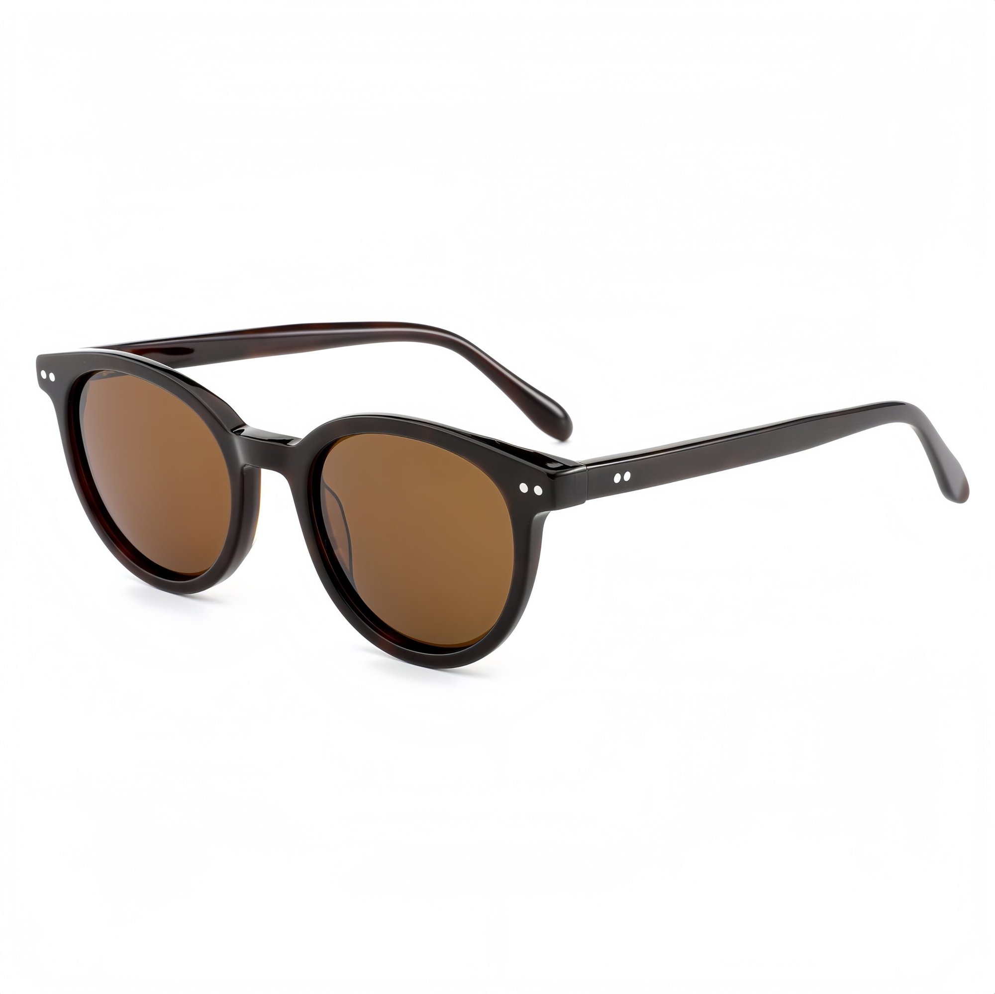 微信图片_20251002090518_1220_11_副本 Classic round polarized sunglasses featuring driving-optimized lenses with winter glare protection, outperforming Oakley in value and style.