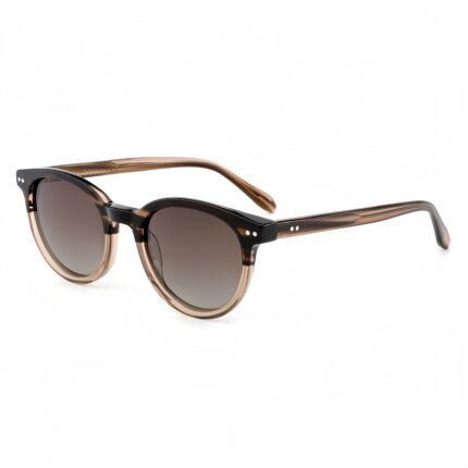 Vintage round polarized sunglasses with driving-grade lenses, offering better value than luxury brands for fall/winter eye protection.