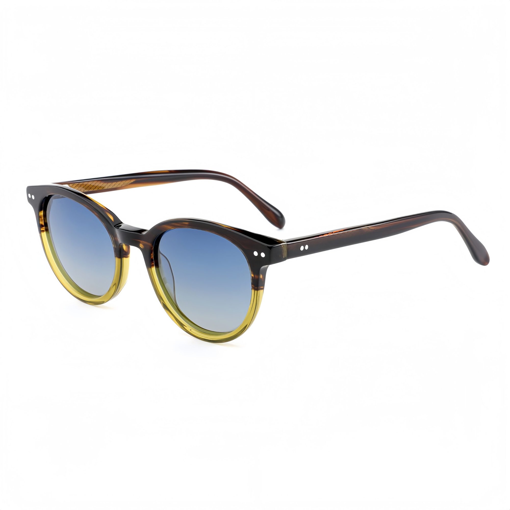 微信图片_20251002090522_1224_11_副本 Fashion round polarized sunglasses optimized for driving, providing superior glare reduction compared to premium brands at better value.