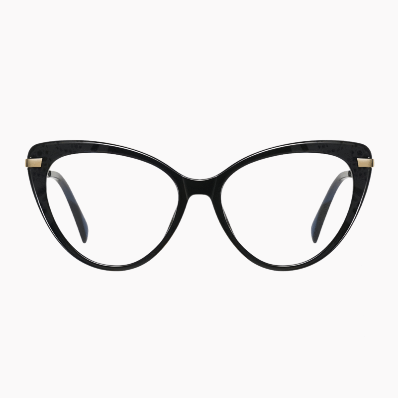 How to Choose the Best prescription glasses for Your Face Shape; blue light blocking glasses; suitable for myopic women's cat eye glasses.